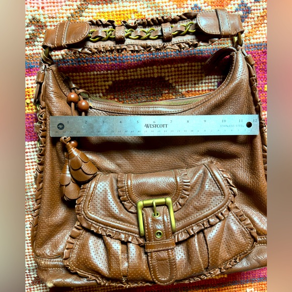 LOCKHEART BOHO HANDMADE LEATHER SHOULDER BAG - Picture 2 of 7